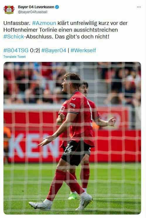 واکنش باشگاه لورکوزن به اشتباه فاحش آزمون/عکس