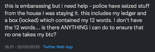 استفاده از الگوها برای به خاطر سپردن عبارات بذر بیت کوین ابزار مفیدی است که اگر کسی نیاز به حرکت در سراسر مرزها بدون شناسایی شدن داشته باشد، می تواند مفید باشد.