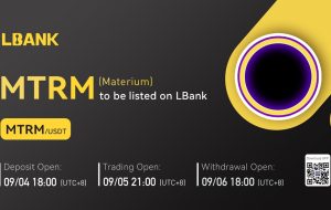 Materium (MTRM) اکنون برای تجارت در صرافی LBank در دسترس است – انتشار مطبوعاتی Bitcoin News