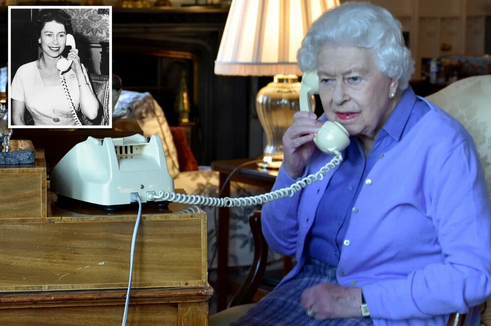 عکس | علایق عادت های  عجیب و غریب ملکه الیزابت در برخورد با تکنولوژی: از پیشگامان ایمیل اما عاشق تلفن شماره گیر چرخشی!