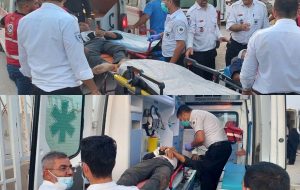 مصدومان حادثه واژگونی خودرو در عراق به ایران منتقل شدند مصدومان حادثه واژگونی خودرو در عراق به ایران منتقل شدند