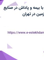 استخدام انباردار با بیمه و پاداش در صنایع شیمیایی کرمان زمین در تهران