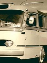 تصویری از اولین اتوبوسی که به ایران وارد شد
