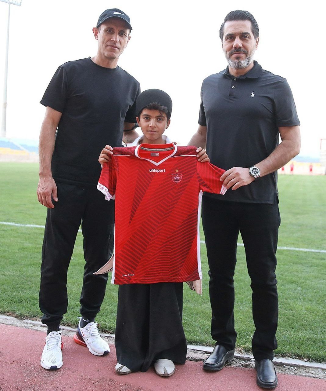 تمرین پرسپولیس با یک مهمان ویژه/عکس