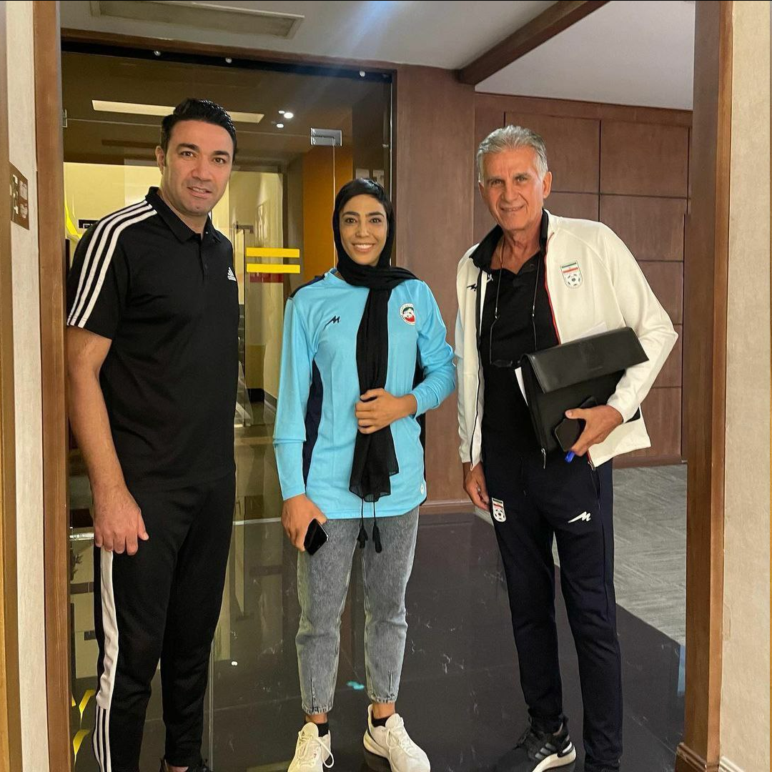 حضور جواد نکونام در اردوی تیم‌ملی/عکس