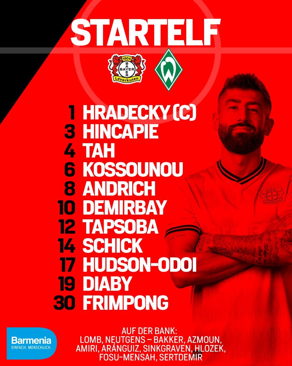 ترکیب بایرلورکوزن برابر وردربرمن