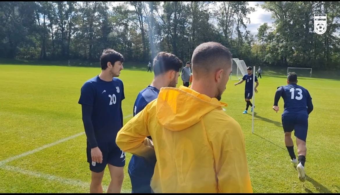 سردار در تمرین تیم ملی دیده شد/عکس