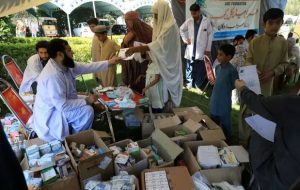 نگرانی مقامات پاکستان از شیوع بیماری در مناطق سیل‌زده