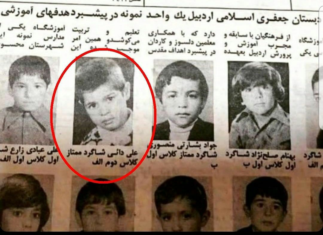 وقتی آقای گل جهان شاگرد ممتاز مدرسه بود/عکس