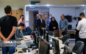 گزارش اینستاگرامی کنعانی درباره بازدید از خبرگزاری ایسنا