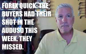 FOREX QUICK: خریداران در AUDUSD هدف خود را داشتند.  از دست دادند.