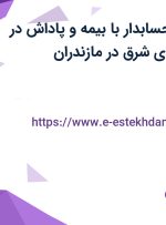 استخدام کمک حسابدار با بیمه و پاداش در شرکت خاور پویای شرق در مازندران