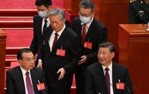 انتشار جزئیات جدیدی از ماجرای بیرون کردن هو جینتائو از نشست کنگره چین