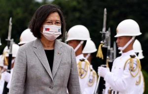 رئیس‌جمهور تایوان متعهد می‌شود با افزایش تنش‌ها در چین، قدرت رزمی خود را تقویت کند