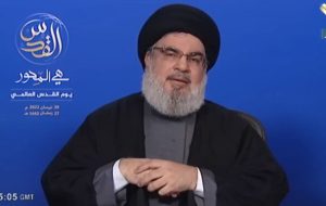 سیدحسن نصرالله: ایران قوی‌تر از آن است که با این حوادث به لرزه بیفتد
