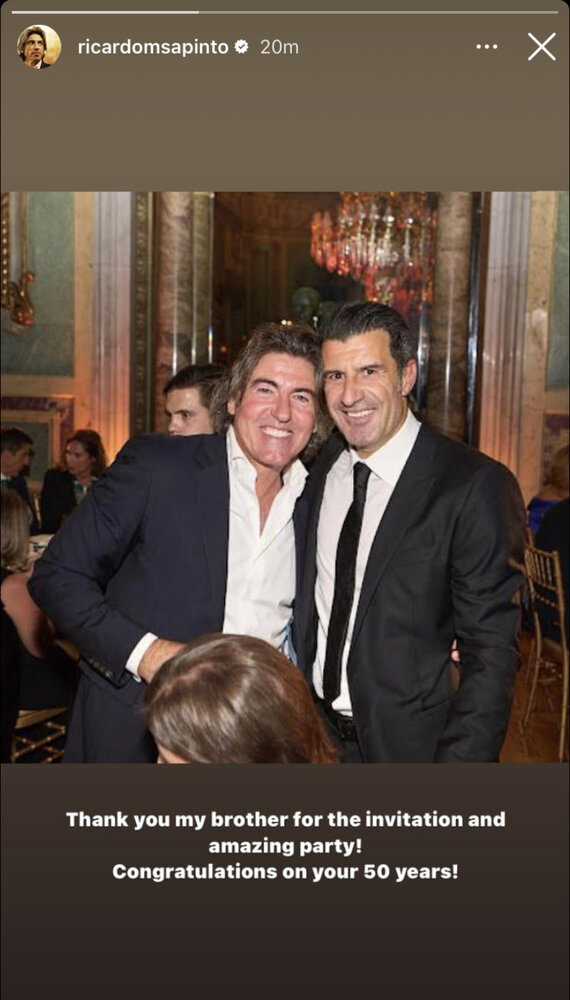 عکس | ساپینتو میهمان تولد یاغی بزرگ پرتغال