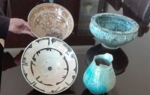 کشف اشیای تاریخی سرقتی در نیشابور