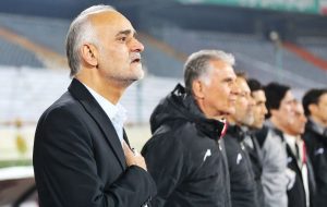 کی‌روش و نبی تماشاگران بازی ایران – چین