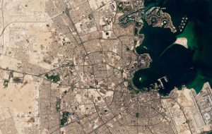 تصویری استثنایی که زاویه‌ای دیده نشده از جام‌جهانی قطر را نشان می‌دهد