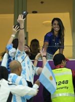 عکس | استرس همسر مسی پیش از فینال جام جهانی