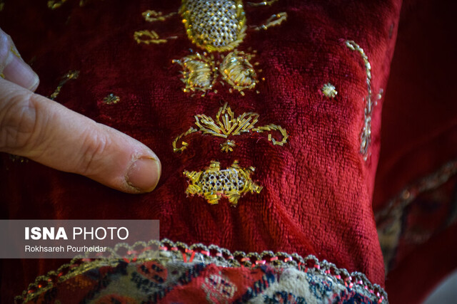 احیای هنر نقده‌دوزی در دستان بانوی هنرمند اصفهان