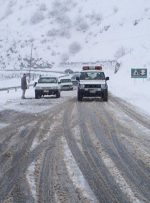 بارش برف و باران در جاده‌های بیش از ۲۰ استان کشور