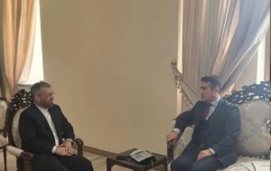 دیدار سفیر آذربایجان در تهران با مدیر کل اوراسیا وزارت خارجه