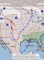 سیستم طوفان خطرناک پیش از تعطیلات زمستانی ایالات متحده را درنوردید