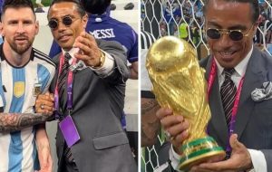 رشوه ۱۰۰هزار دلاری برای عکس گرفتن با مسی و کاپ قهرمانی جام جهانی/عکس