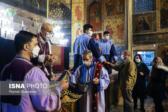 برگزاری مراسم مذهبی میلاد مسیح(ع) در کلیسای بتلِحِم