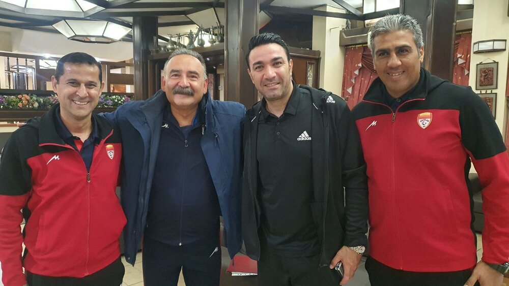 عکس | دیدار نکونام با گلر سابق تیم ملی