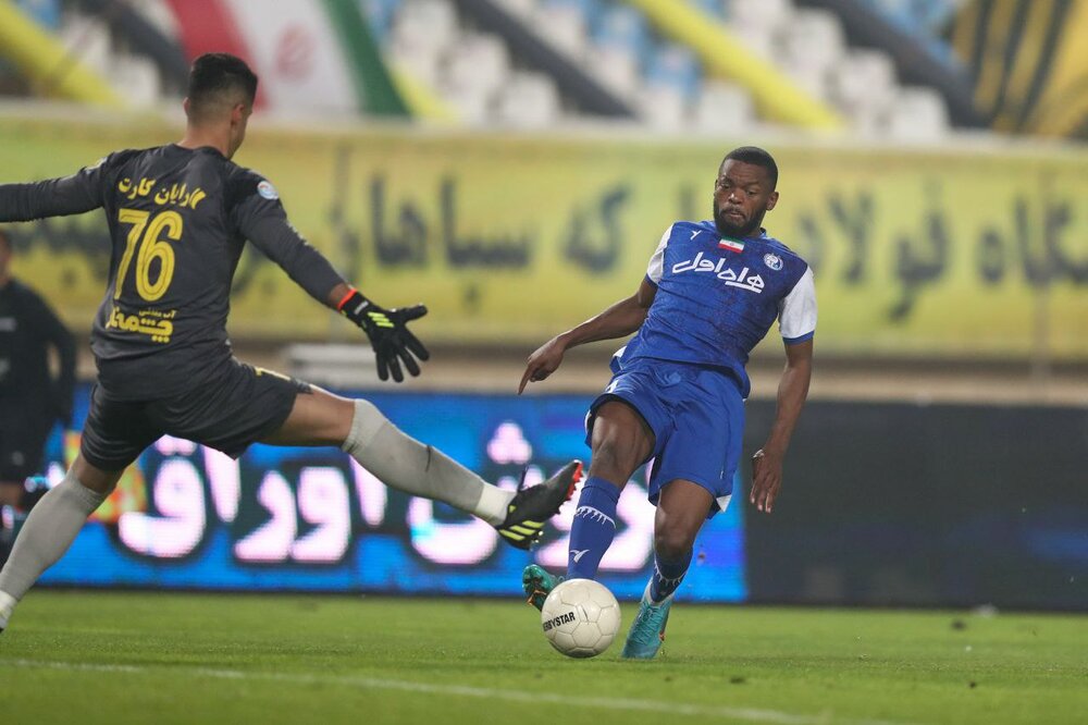 عکس | لحظه دیدنی پاس منجر به گل مهاجم خارجی استقلال