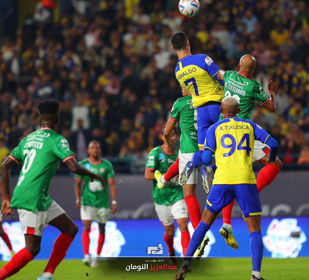 عکس | پرش شگفت‌انگیز رونالدو در اولین بازی با لباس النصر
