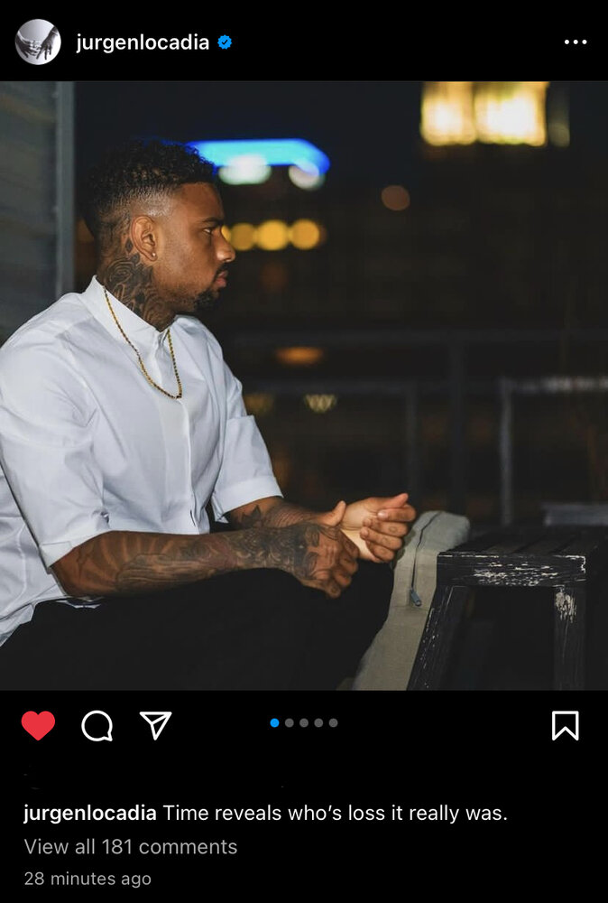 عکس | پست معنادار لوکادیا در اینستاگرام؛ زمان ثابت می‌کند...!