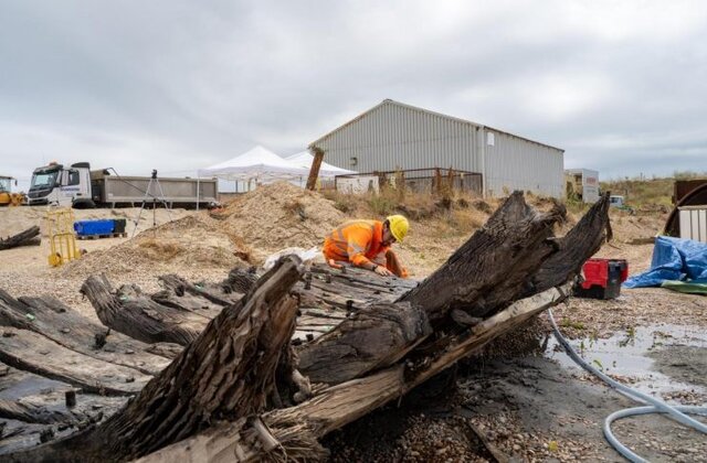 کشف بقایای یک کشتی الیزابتی