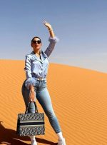 گشت و گذار نامزد رونالدو در صحرای حجاز + عکس