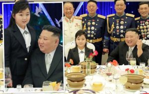 دختر کوچولوی اون دست راست پدر شد/عکس