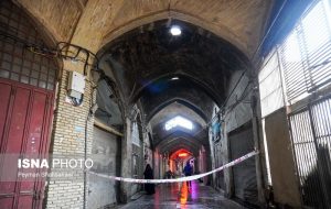 ریزش بخشی از سقف بازار تاریخی دردشت/ تهدید بناهای تاریخی اصفهان در ۲۴ ساعت آینده