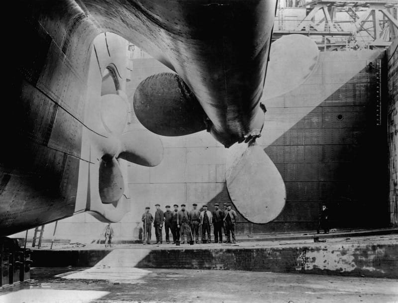 پروانه‌های غول پیکر کشتی تایتانیک