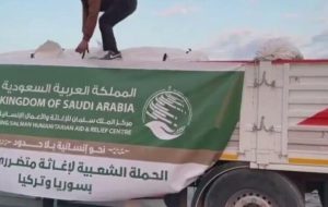 اولین کاروان امدادی عربستان وارد سوریه شد