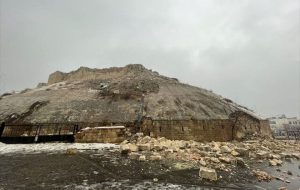 تخریب قلعه تاریخی «غازی عینتاب» ترکیه در زلزله