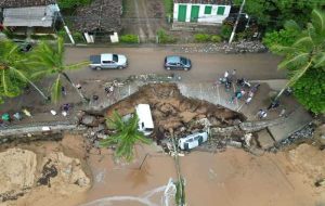 سه ده کشته بر اثر باران های برزیل فاجعه ایجاد کرد