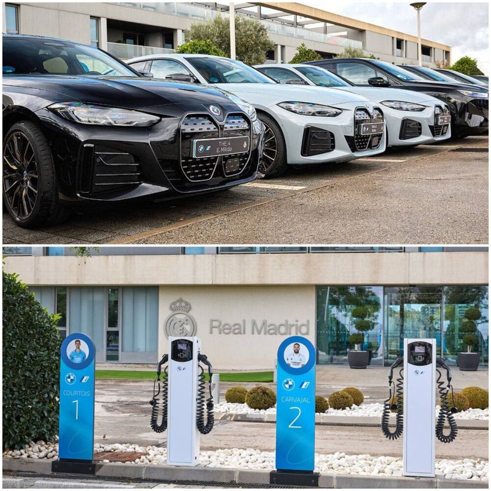 عکس| تکنولوژی ماشین‌های شارژیِ BMW در کمپ رئال