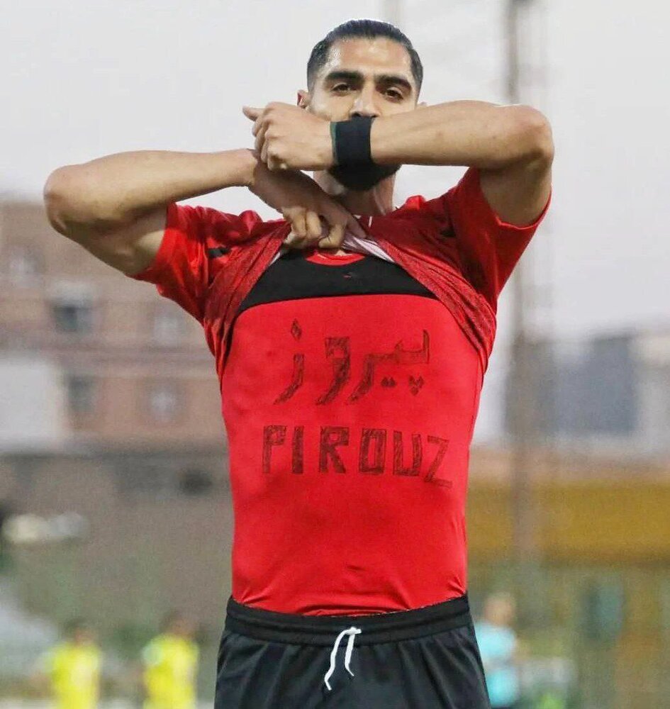 عکس | شادی جالب آقای گل لیگ به یاد «پیروز»