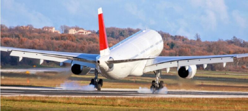 هواپیما در حال حرکت