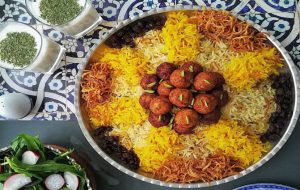 طرز تهیه رشته پلو اصیل ایرانی