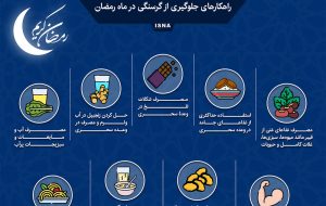 اینفوگرافیک / راهکارهای جلوگیری از گرسنگی در ماه مبارک رمضان