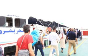باز شدن مسیر دریایی بندرعباس به قشم