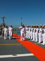 بازدید امیر دریادار ایرانی از ناوشکن های چین و روسیه