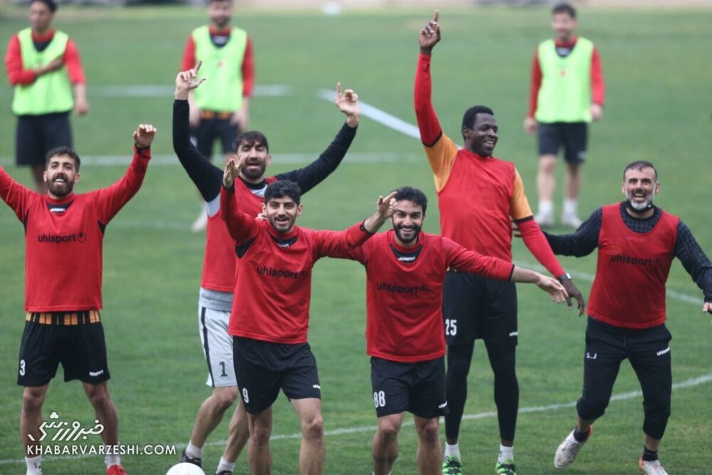 عکس| شادی جالب سید جلال در جواب سرمربی پرسپولیس